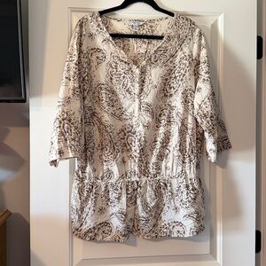 3/4 sleeve blouse